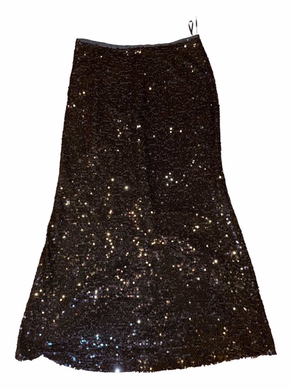 Calvin Klein Black Sequin Maxi Skirt Evening Dress - Picture 4 of 4